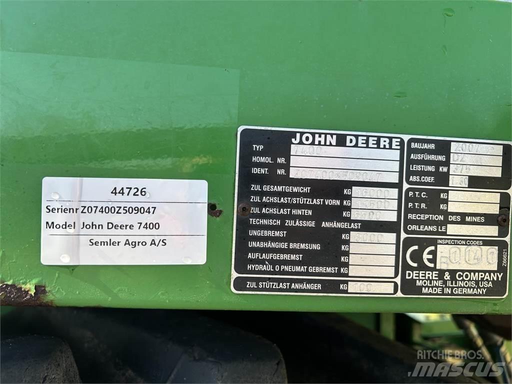 John Deere 7400 Silppurit