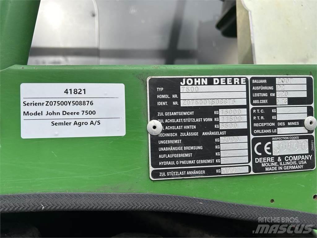 John Deere 7500 Silppurit