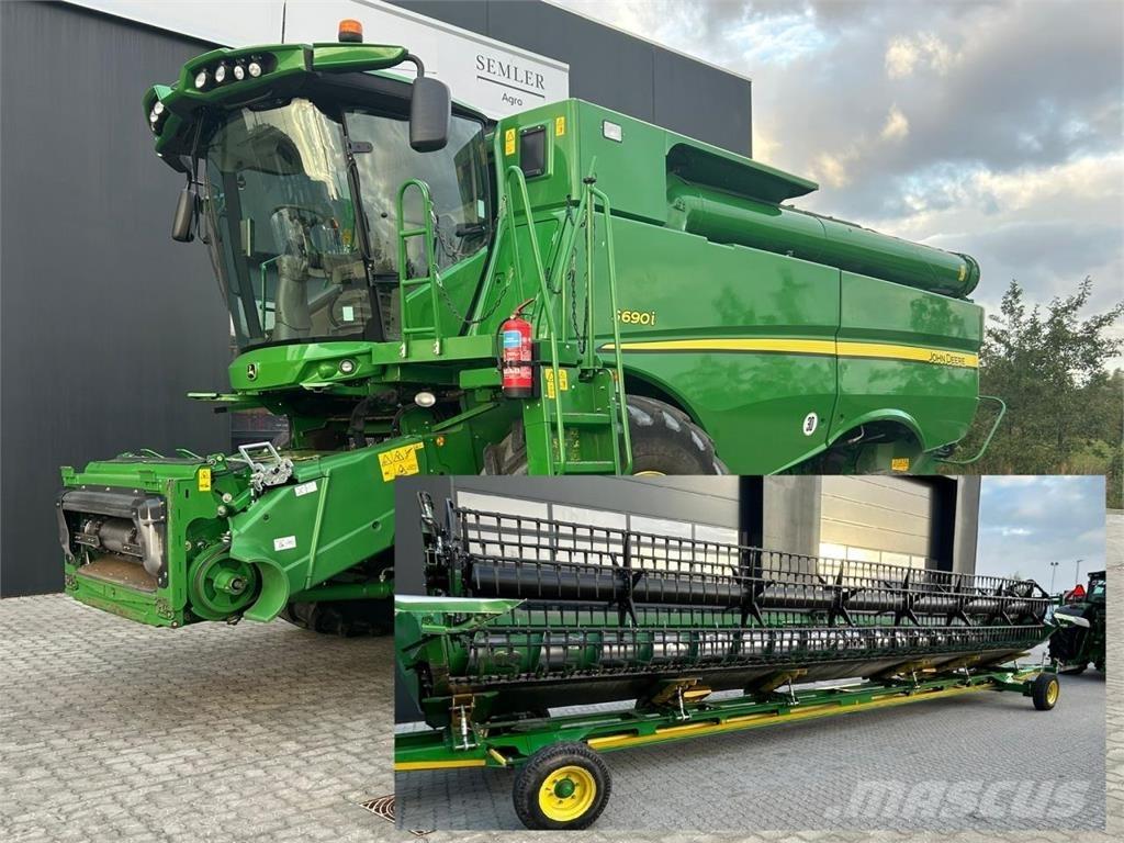 John Deere S690 Leikkuupuimurit