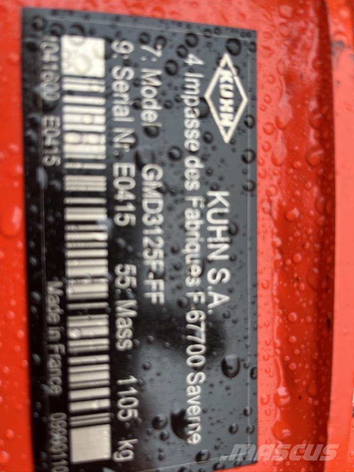 Kuhn GMD 3125 F Swather-niittokoneet
