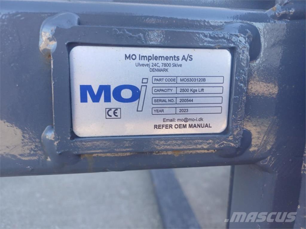 MO PALLEGAFFELSÆT Etukuormaimet ja kaivuulaitteet