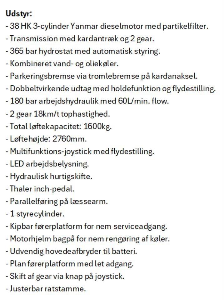 Thaler 2438-S-DPF Pienkuormaajat