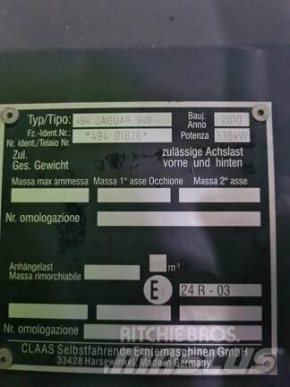 CLAAS JAGUAR 940 Silppurit