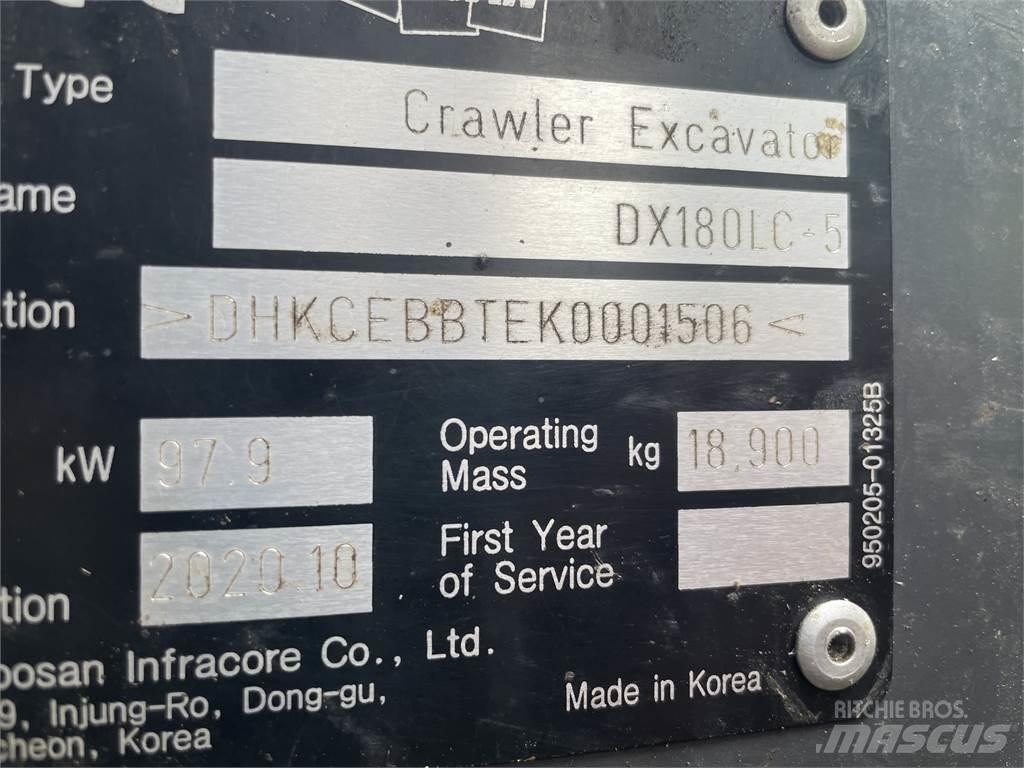 Doosan DX180LC Harvesterit