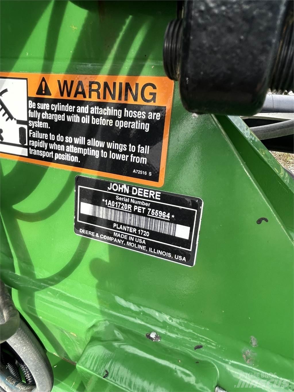 John Deere 1720 Istutuskoneet