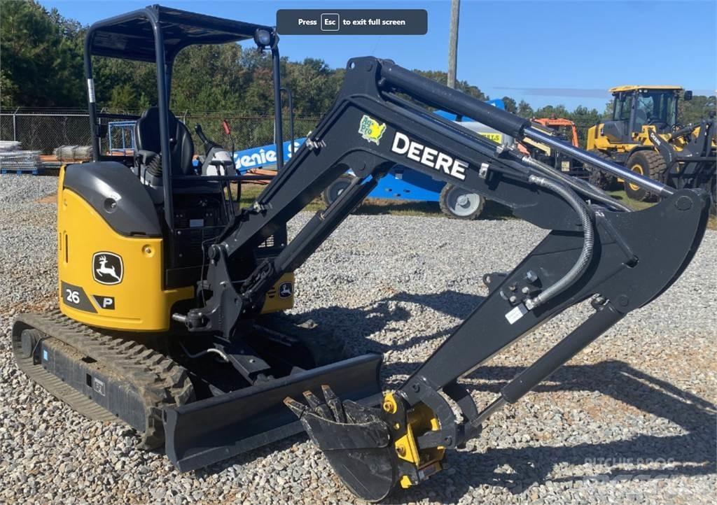 John Deere 26 P Minikaivukoneet < 7t