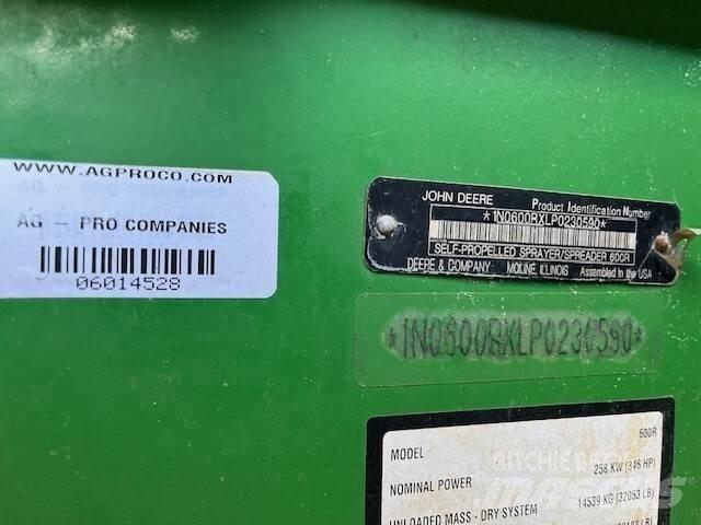 John Deere 600R Hinattavat ruiskut