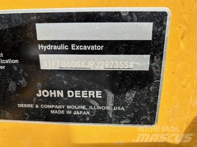 John Deere 60G Minikaivukoneet < 7t
