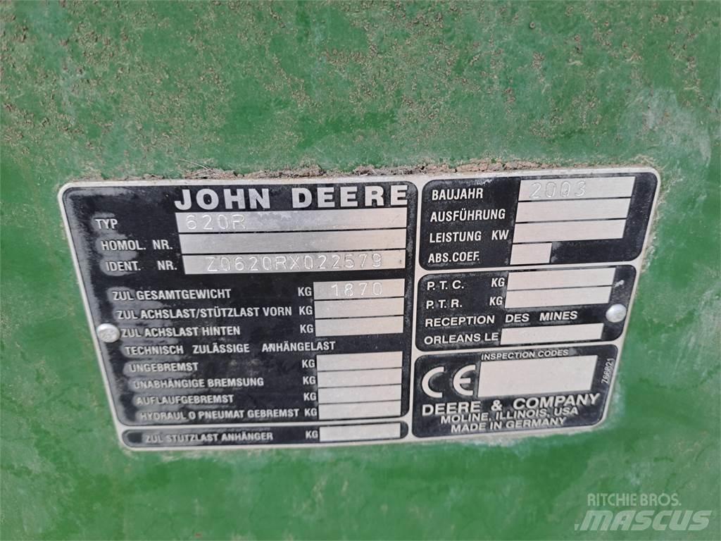 John Deere 620R Lisävarusteet ja komponentit
