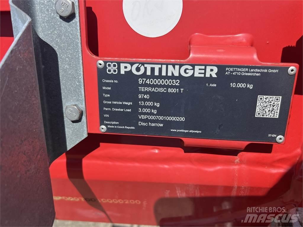 Pöttinger 8001t Kiekkomultaimet ja lautasäkeet