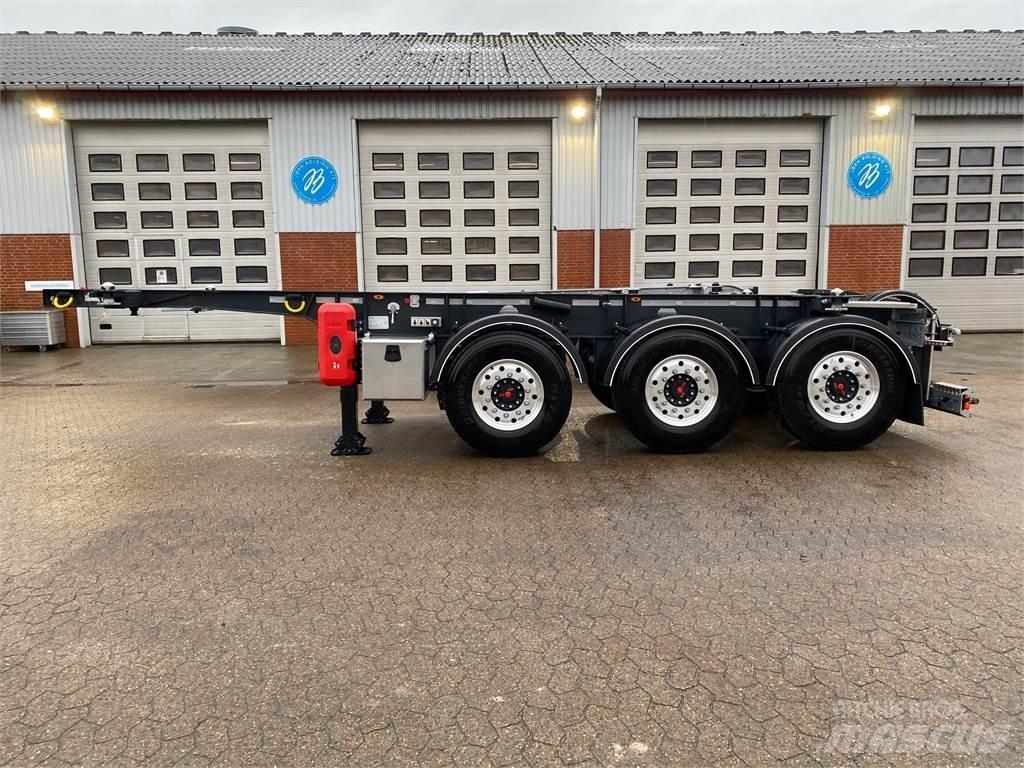 B-xl 20 fods Puoliperävaunualustat
