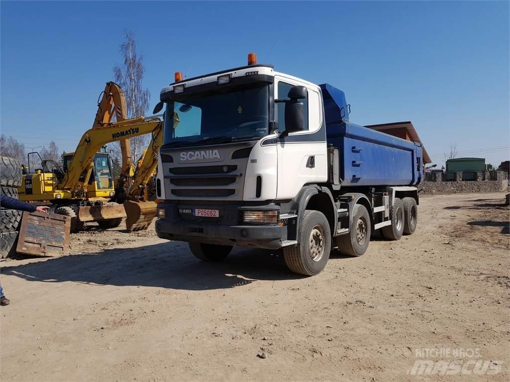 Scania G480 8x4 Nostovarsi-vaihtolavakuorma-autot