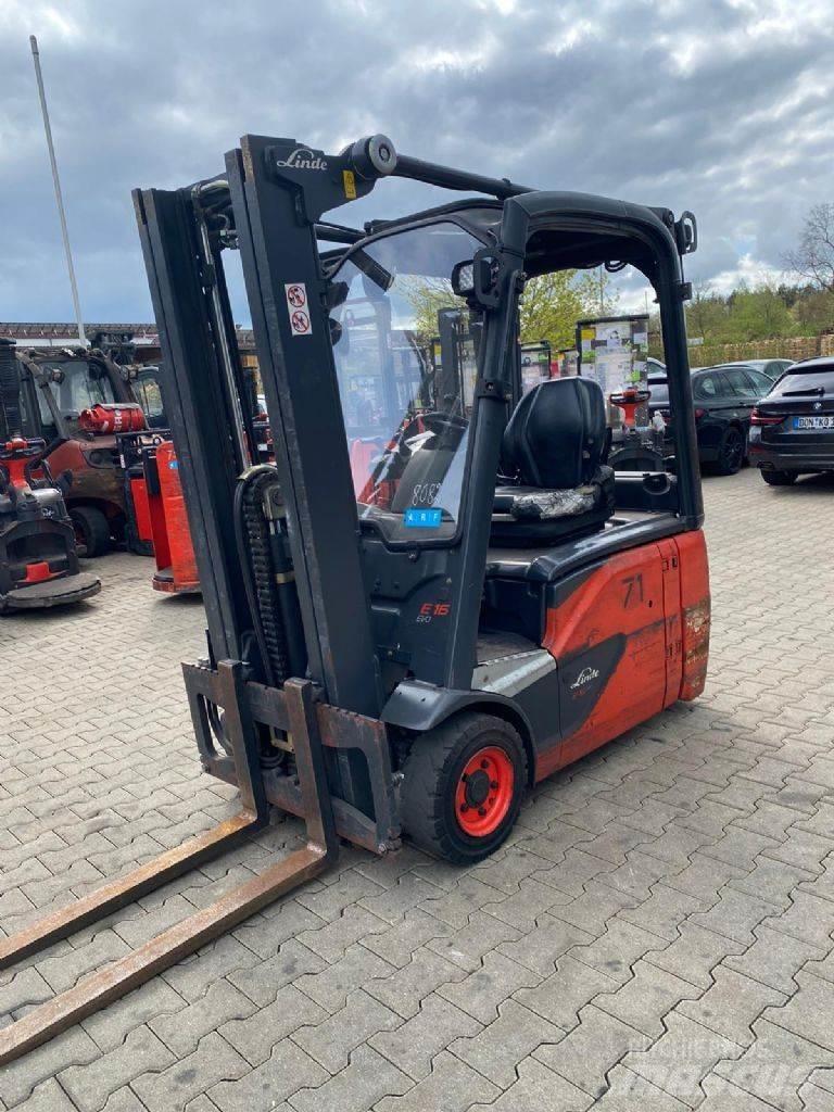 Linde E 16-02 Sähkötrukit