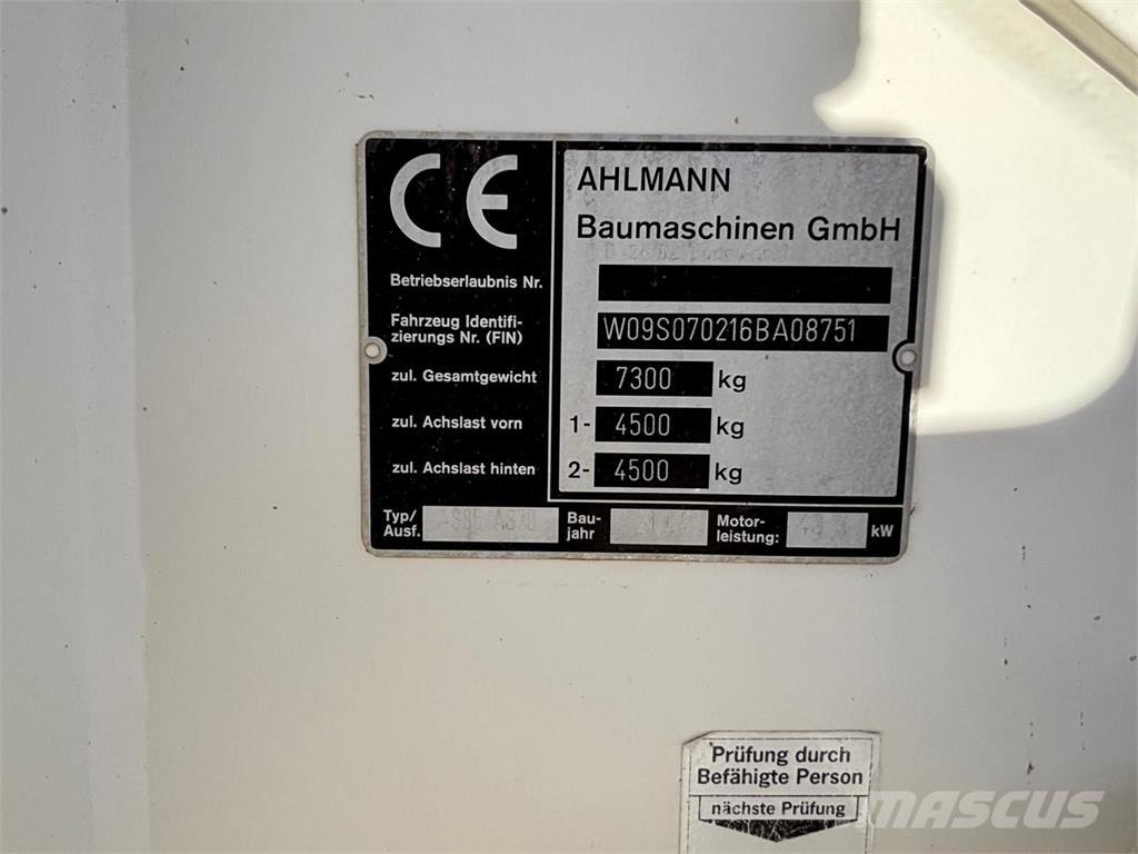 Ahlmann AS 70 Pyöräkuormaajat