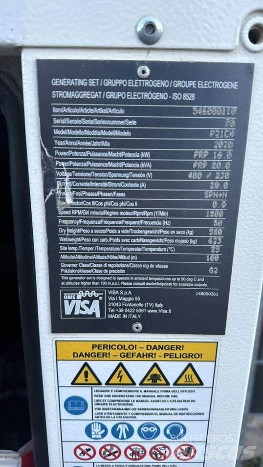 Visa P21CK Muut generaattorit