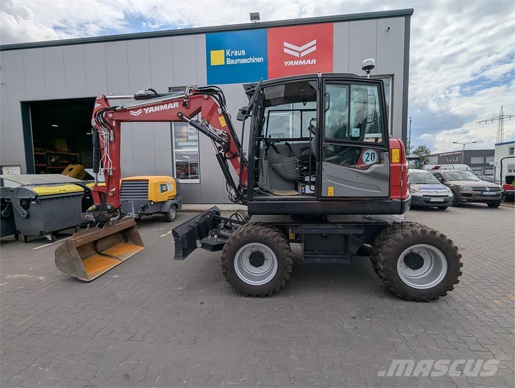 Yanmar B 75 W Pyöräkaivukoneet