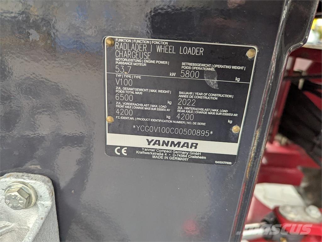 Yanmar V100 Pyöräkuormaajat