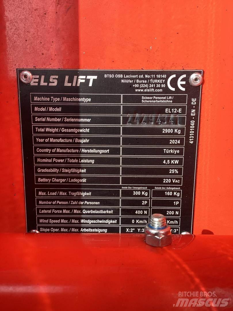ELS LIFT EL12E Saksilavat