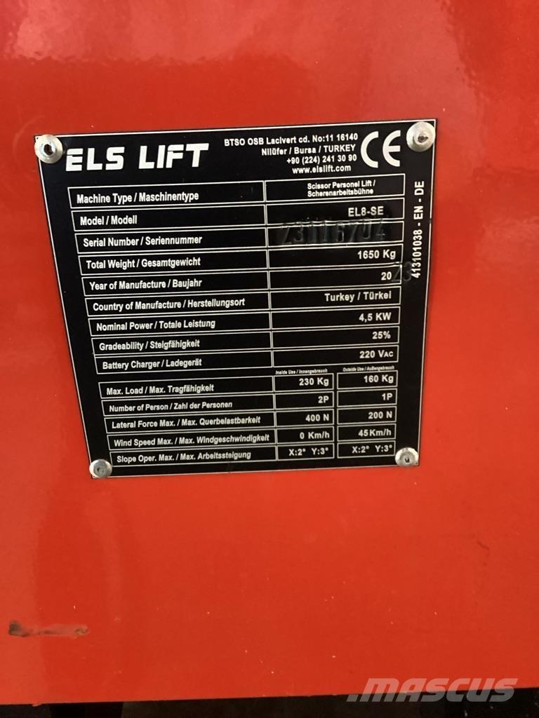 ELS LIFT EL8-SE Saksilavat