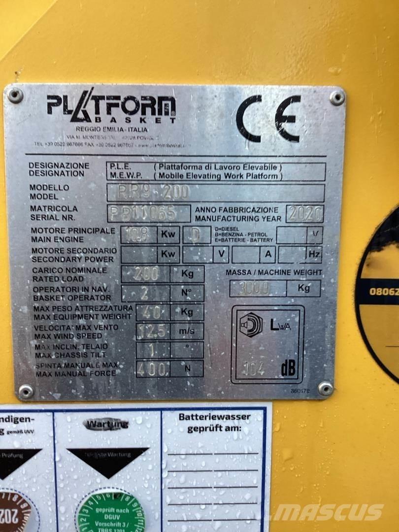 Platform Basket RR9-200 Muut materiaalinkäsittelykoneet