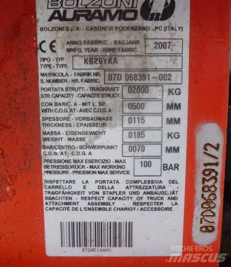 Bolzoni KB20YKA Muut materiaalinkäsittelykoneet