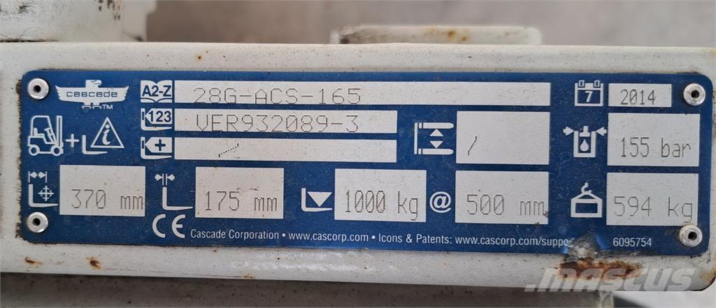  CASCADA 28G-ACS-165 Muut materiaalinkäsittelykoneet