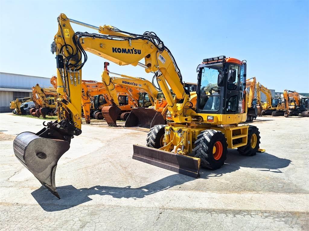 Komatsu PW118MR-8 Pyöräkaivukoneet