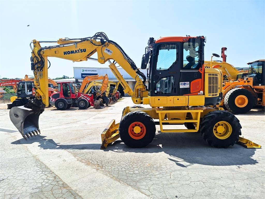 Komatsu PW118MR-8 Pyöräkaivukoneet
