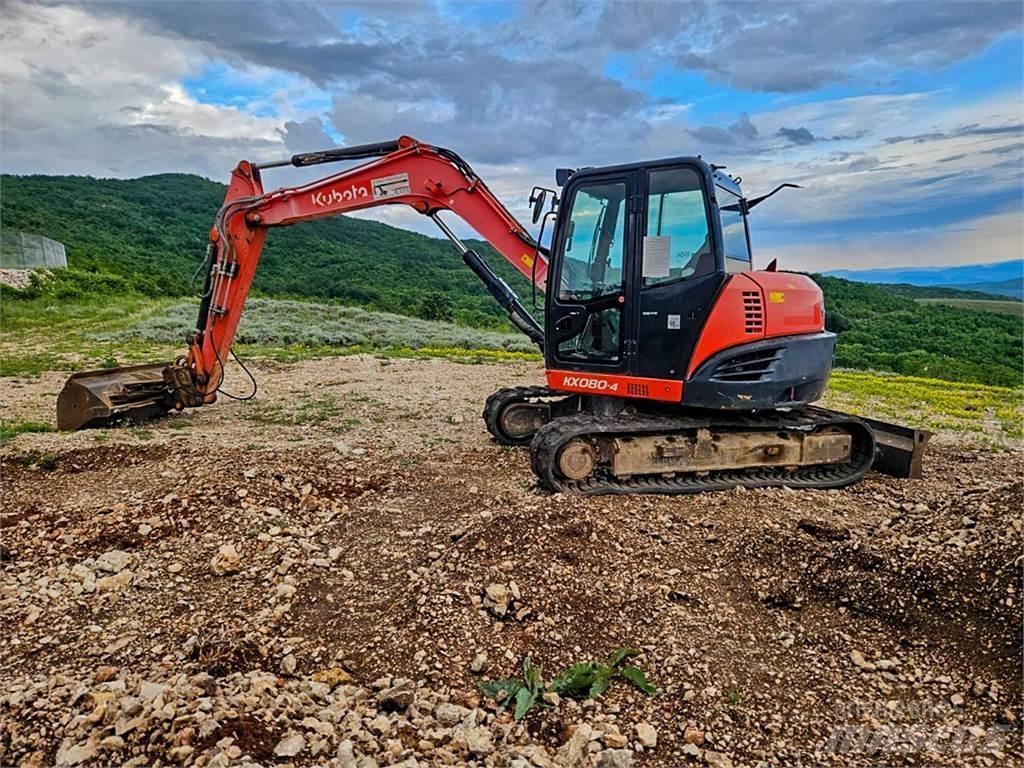 Kubota KX080-4 Minikaivukoneet < 7t