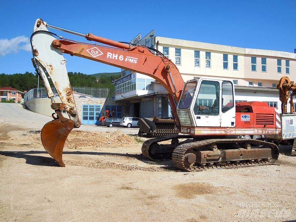 O&K RH6 PMS Telakaivukoneet