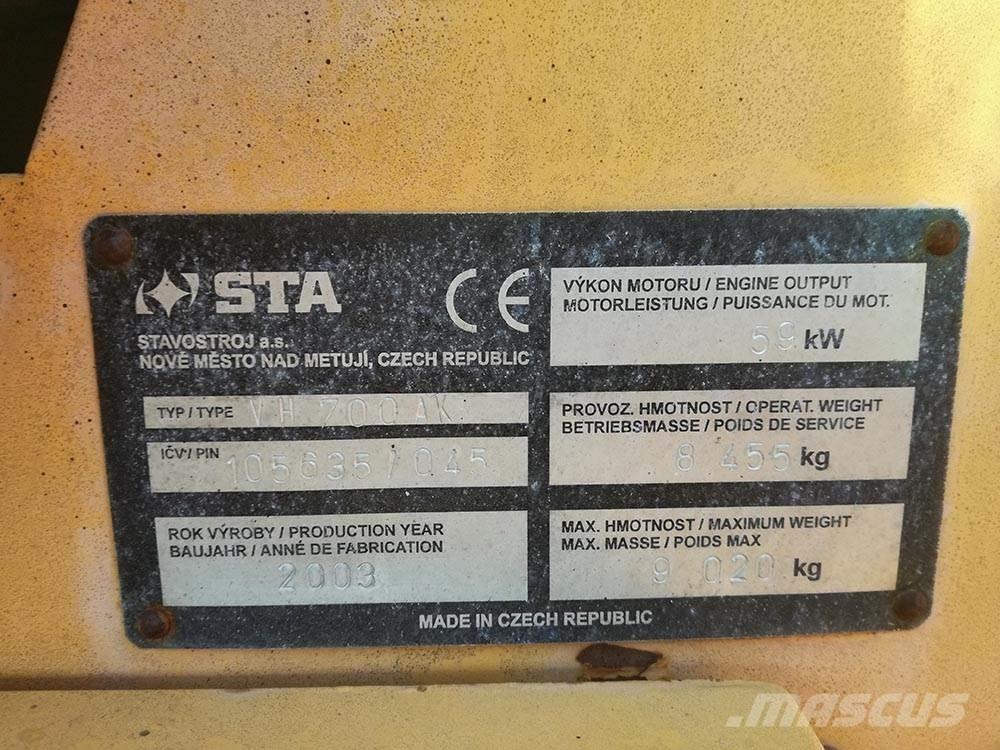 Stavostroj STA VH 700 AK Tandemjyrät