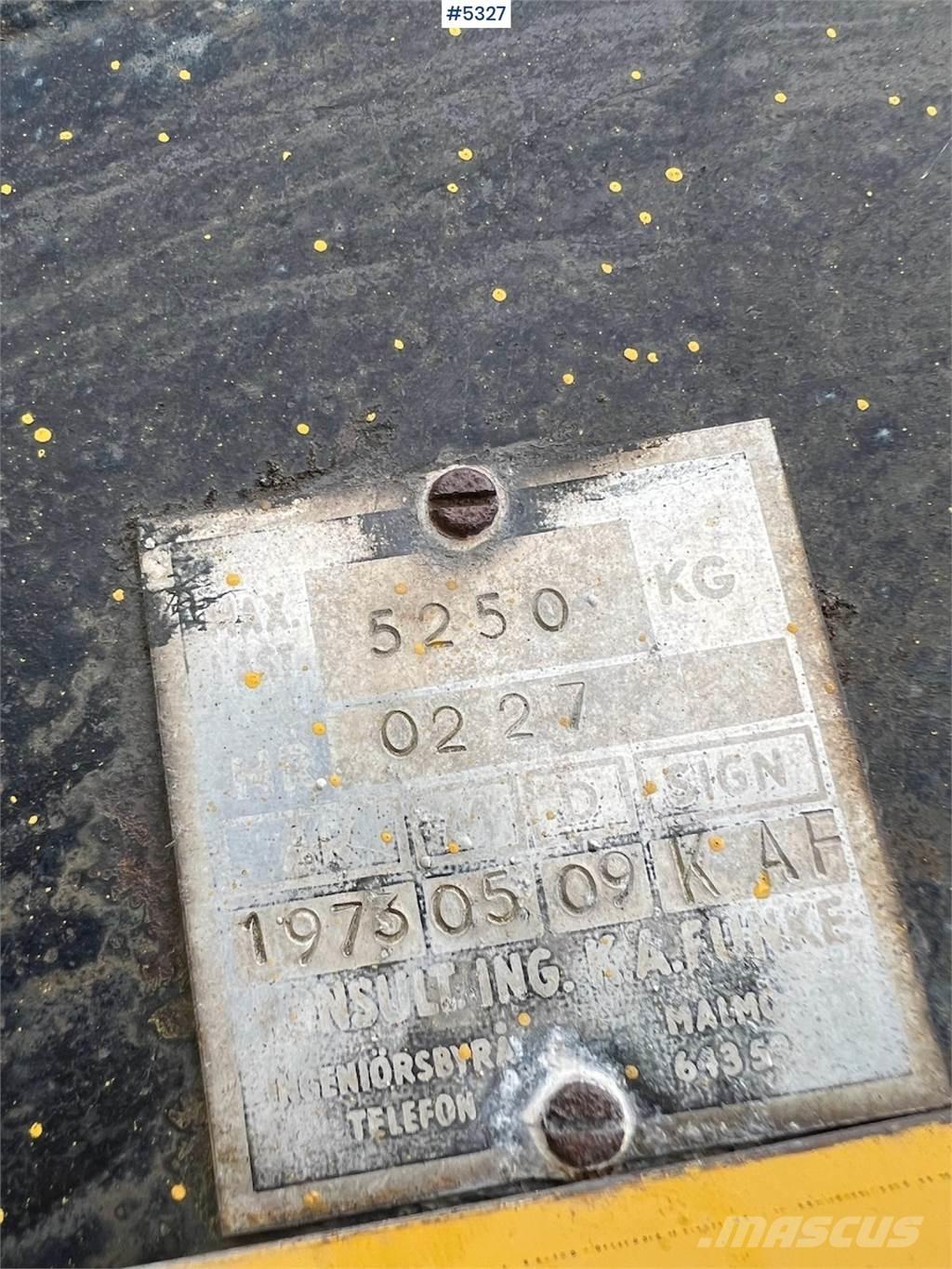 Åkerman H9 Telakaivukoneet