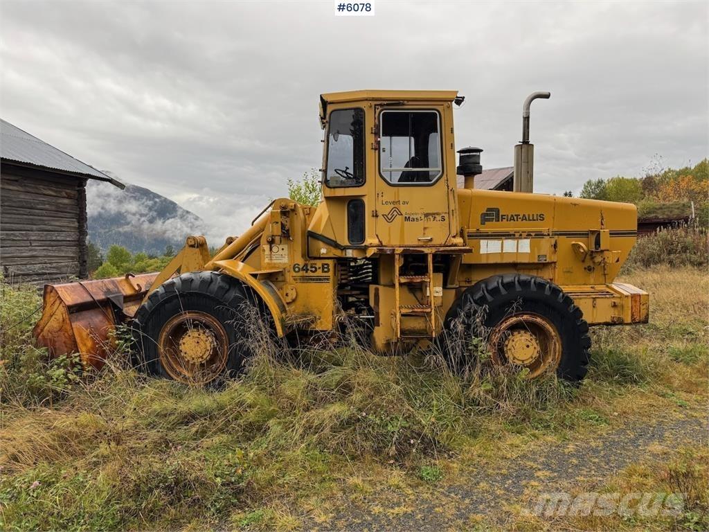 Fiat Allis 645-B Pyöräkuormaajat
