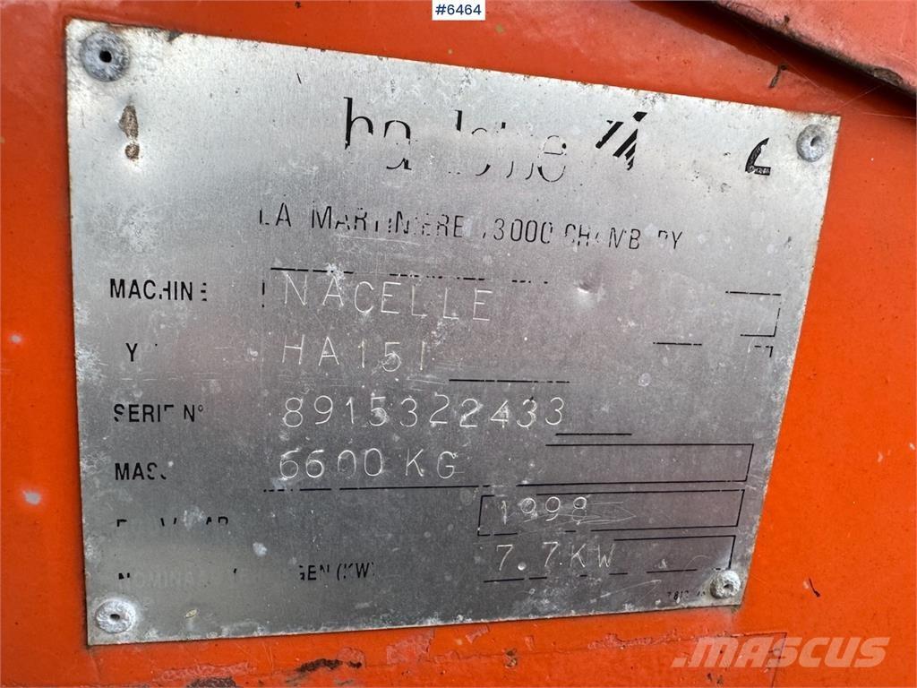 Haulotte HA 15 I Muut henkilönosturit