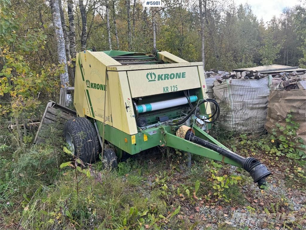 Krone KR 125 Muut sadonkorjuukoneet
