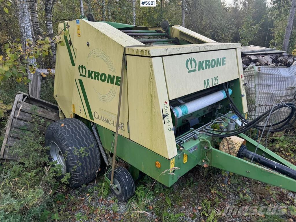 Krone KR 125 Muut sadonkorjuukoneet
