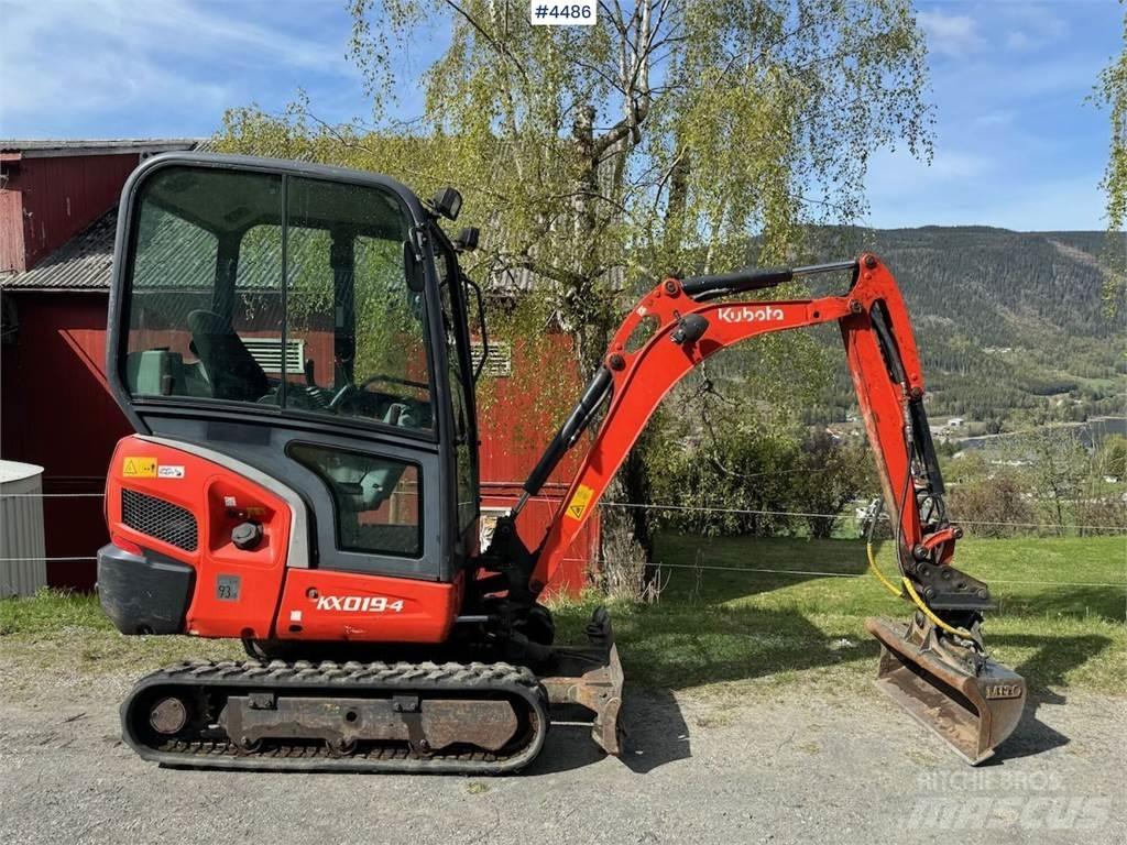 Kubota KX019 Telakaivukoneet