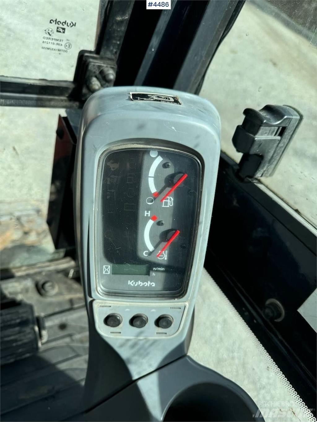 Kubota KX019 Telakaivukoneet