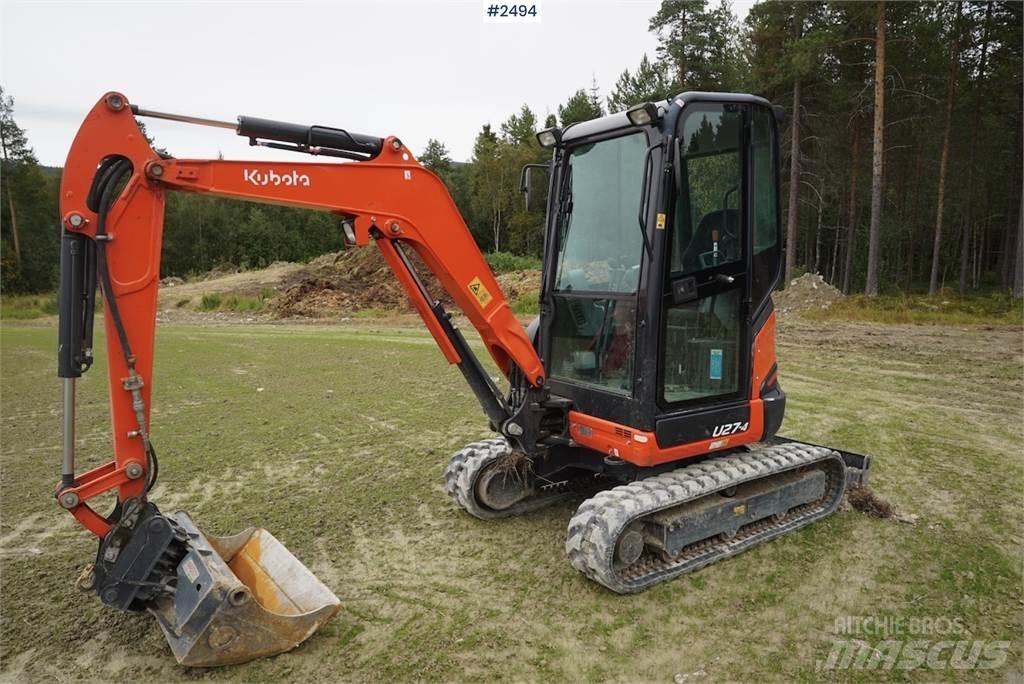 Kubota U27-4 Telakaivukoneet