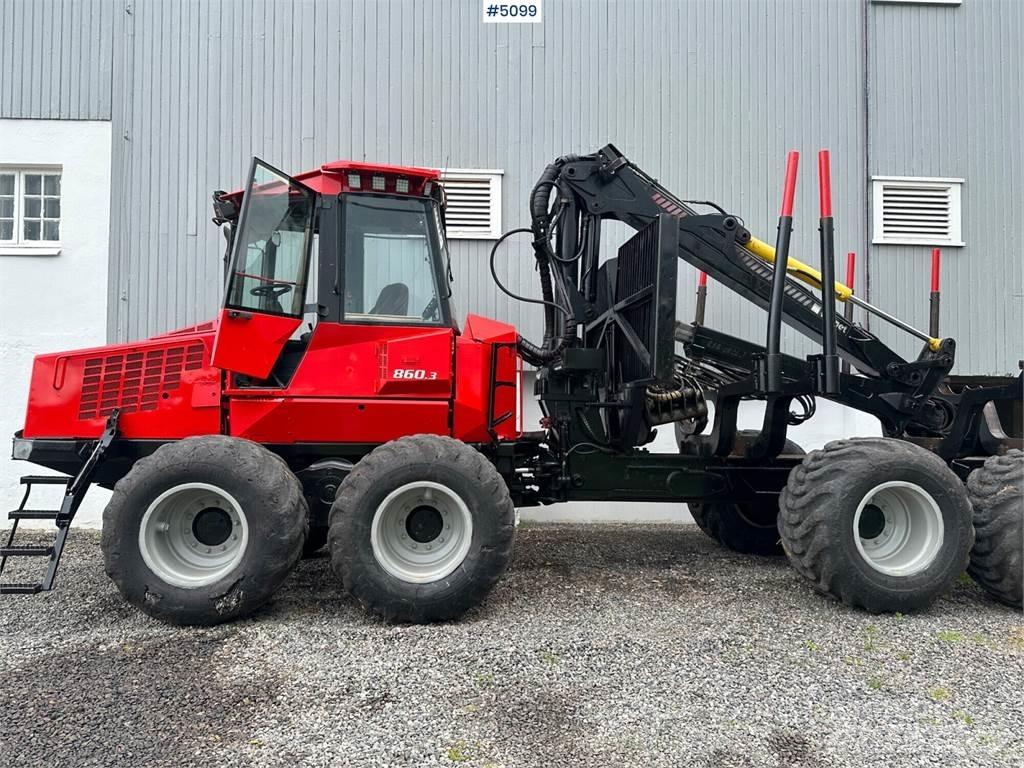 Valmet 860 lll Kuormatraktorinosturit