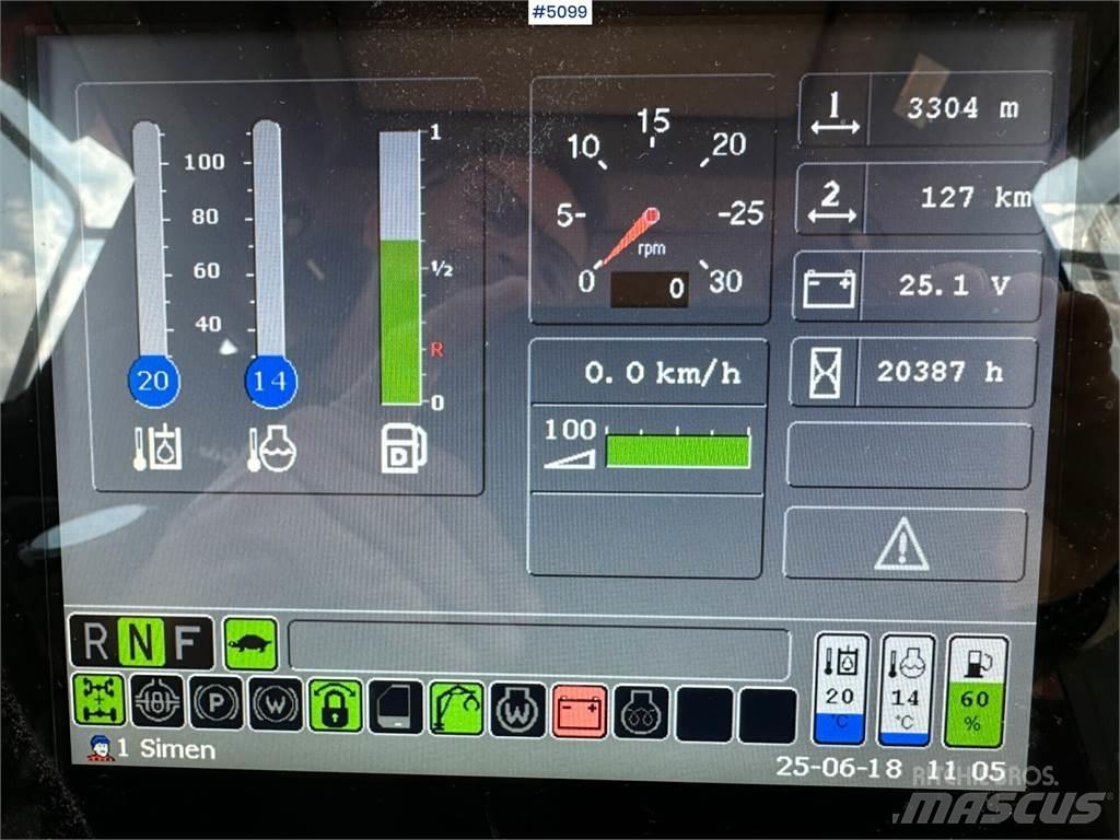 Valmet 860 lll Kuormatraktorinosturit