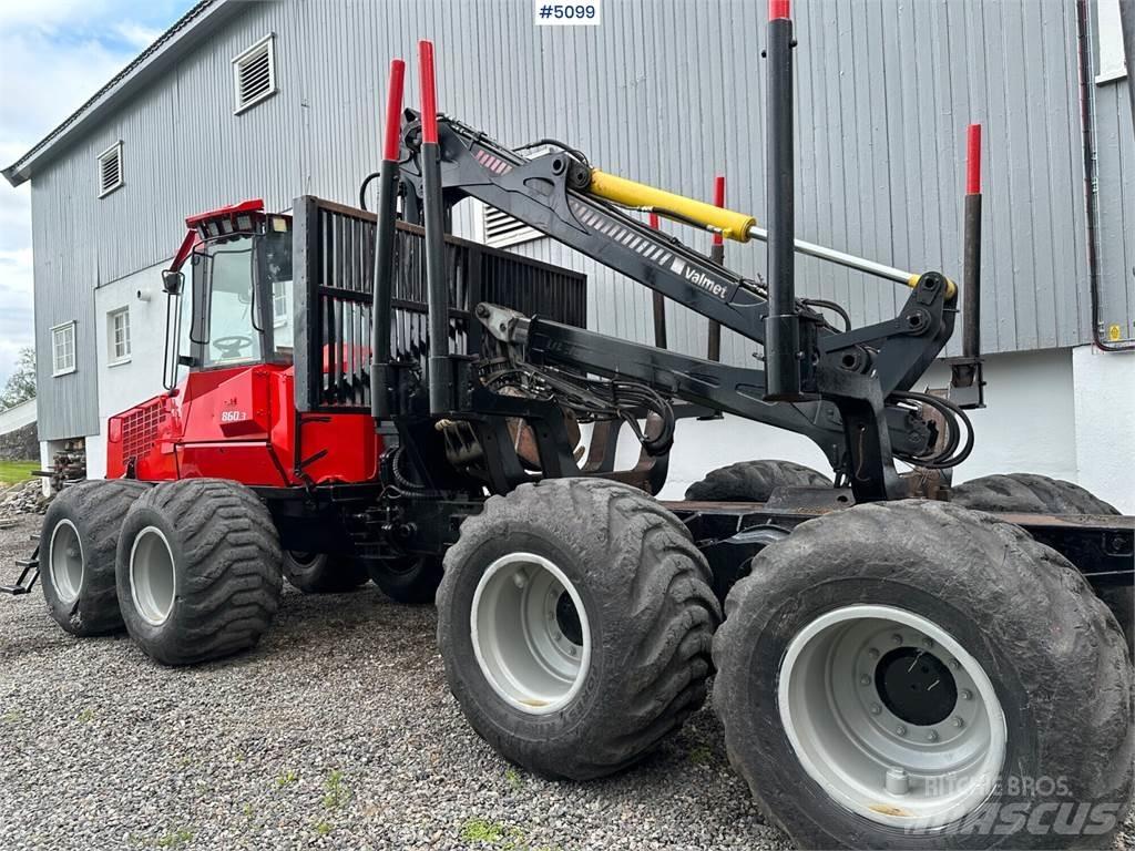 Valmet 860 lll Kuormatraktorinosturit