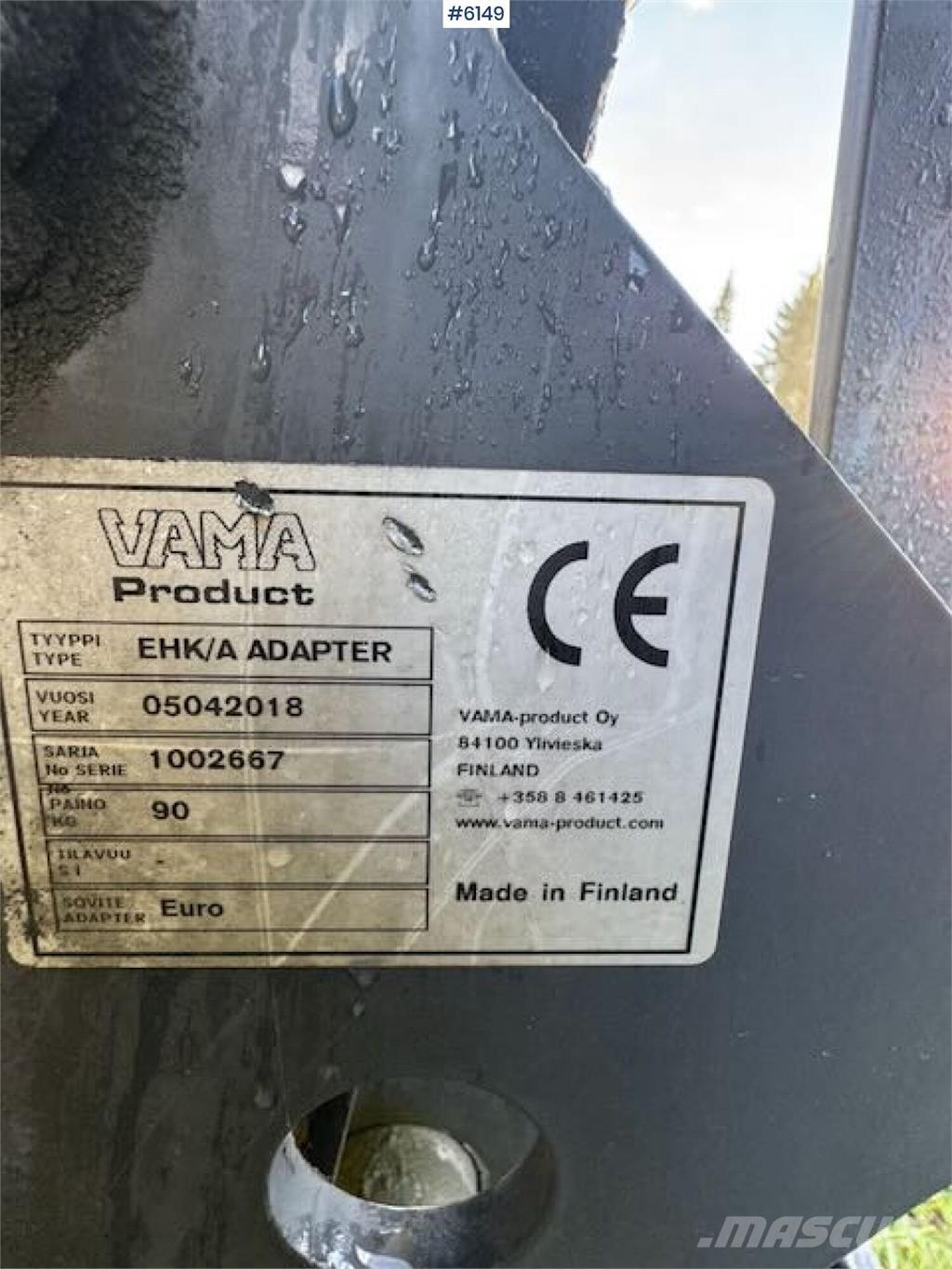 Vama Frontkost Hinattavat ruiskut