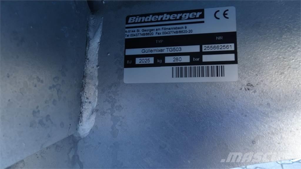 Binderberger T 503 Muut lannoituskoneet ja lisävarusteet