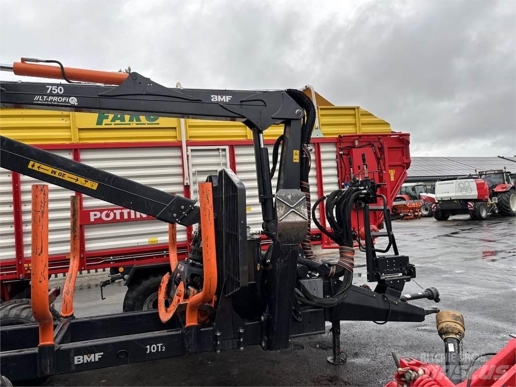 BMF 10T2+750Kran Metsäperävaunut