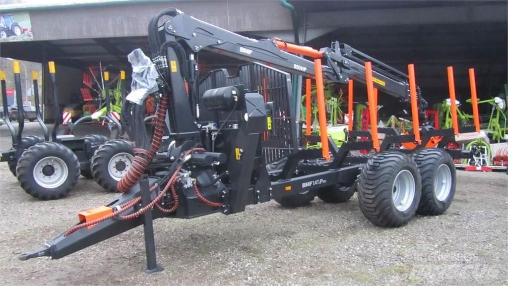 BMF 14T2 + 850 HP Metsäperävaunut