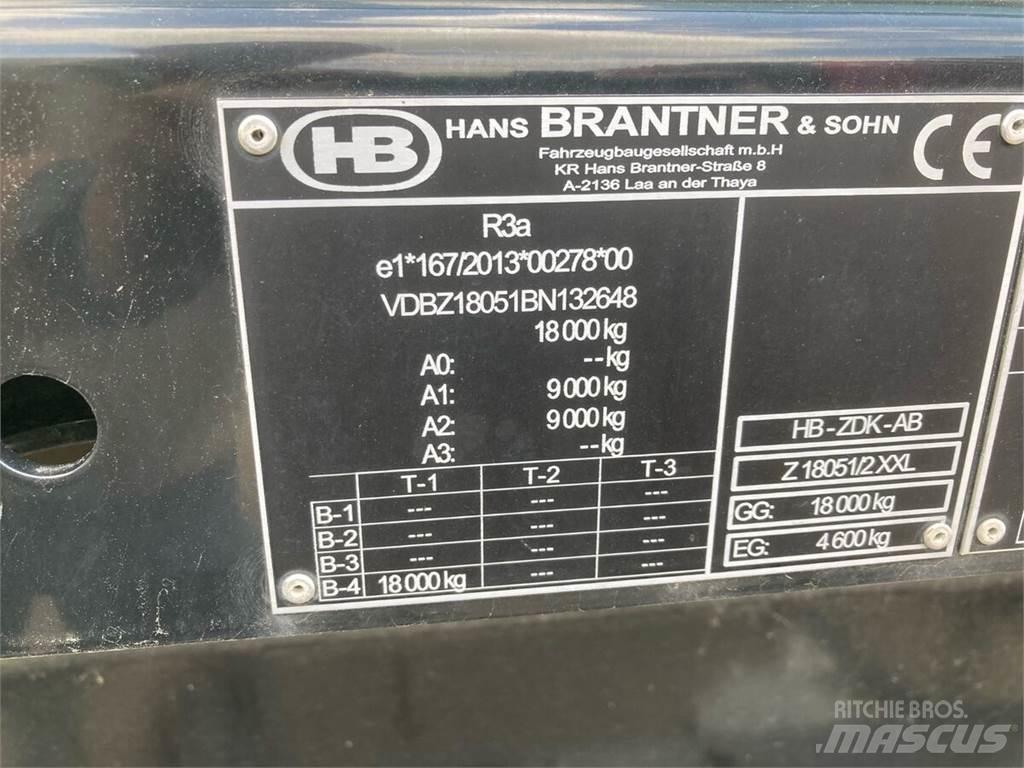 Brantner Z18051/2X Kippiperävaunut