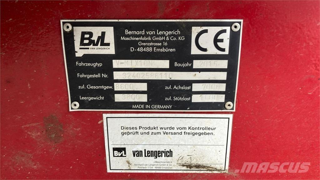 BvL V-MIX 10N Muut maatalouskoneet