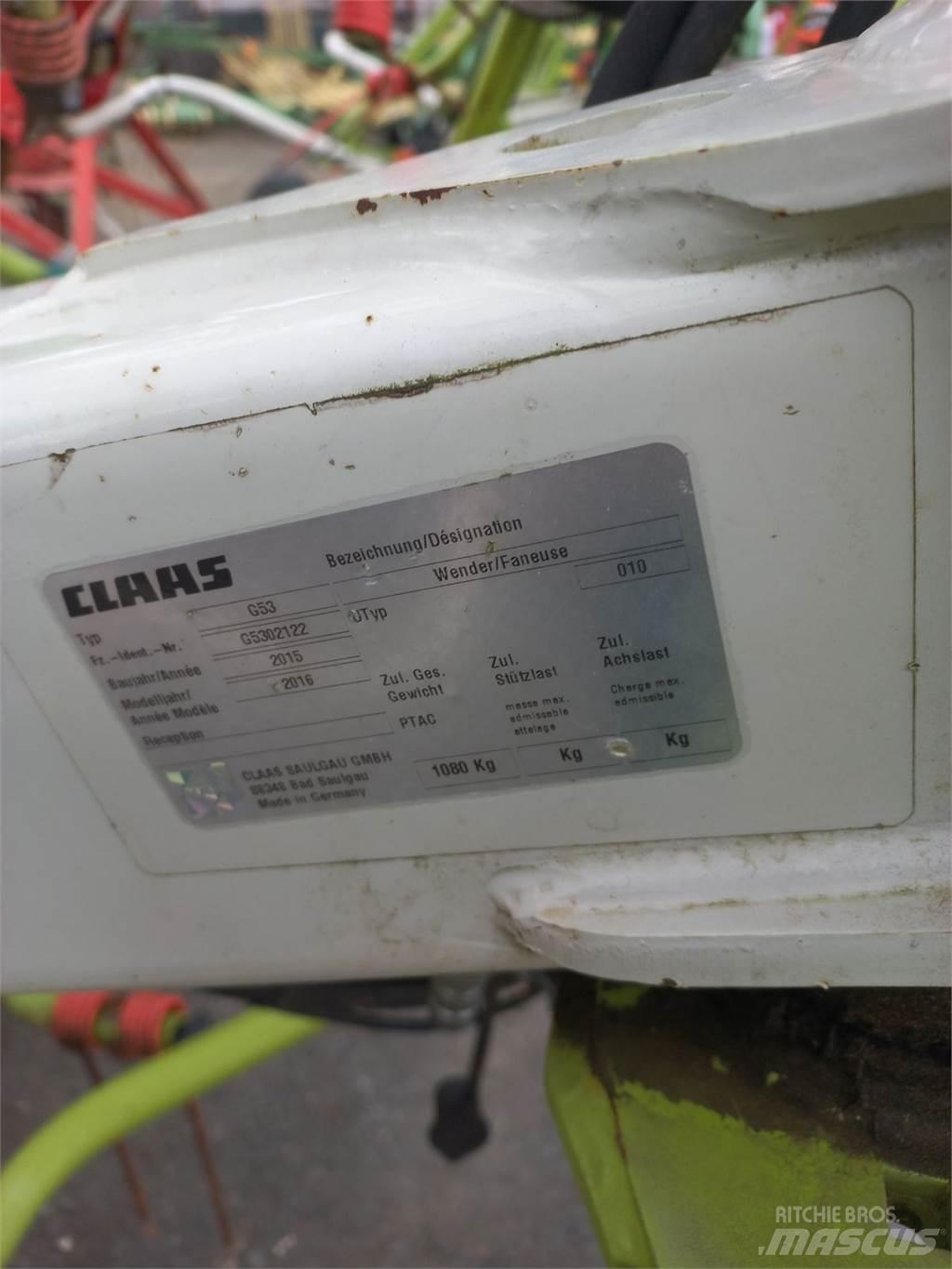 CLAAS Volto 800 Pöyhimet ja haravat