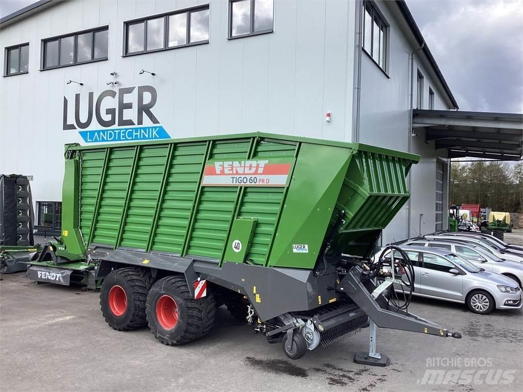 Fendt Tigo 60 PR Keräävät noukinvaunut ja silppurivaunut